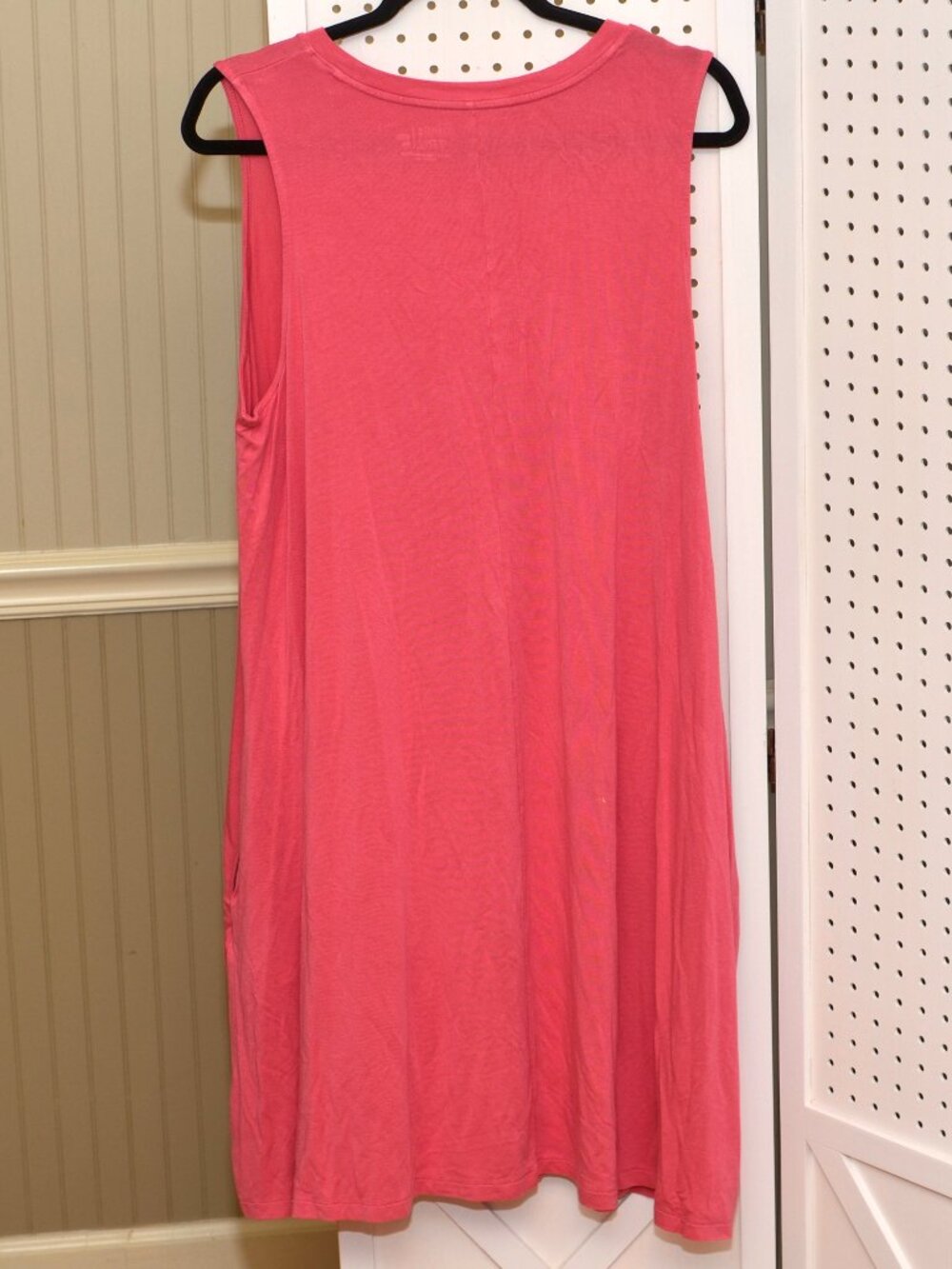 Plus Size XXL (20) Time And Tru Super Soft Stretch Tank Dress With Pockets - Picture 7 of 8